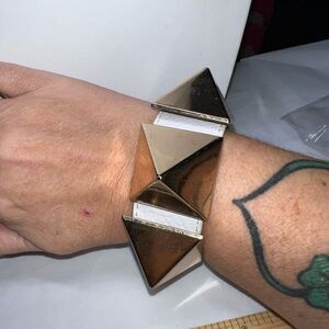 Vintage Thick Chunky Spike Leather Bracelet